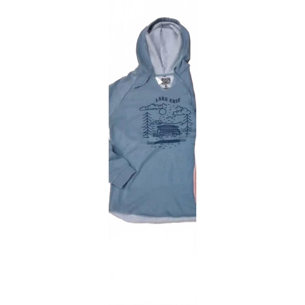 NEW UNSALTED COAST women lake erie hoodie in mauve